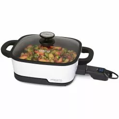 Presto® 12" Precise Tuxedo Digital Precision Skillet Multi Cooker -Frying, Grilling & Cooking Shop 07118 av1