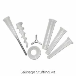 Weston Butcher Series Commercial Grade #8 Electric Meat Grinder - 0.5 HP -Frying, Grilling & Cooking Shop 09 0801 w weston butcher series commercial grade 8 electric meat grinder 0.5 hp sausage stuffing kit