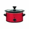 Nesco / American Harvest Nesco 1.5-Quart Oval Slow Cooker | Red Metallic -Frying, Grilling & Cooking Shop 1..5qt