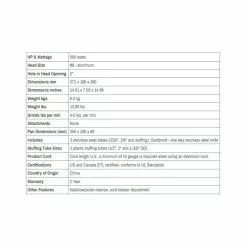 LEM Mighty Bite #8 Aluminum Meat Grinder -Frying, Grilling & Cooking Shop 1158specs