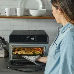 Instant Omni Air Fryer Toaster Oven | Black -Frying, Grilling & Cooking Shop 140 4003 01 ib toasteroven lifestyle square omni day1couple chickenveggie 6