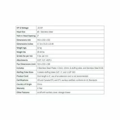 LEM Big Bite Meat Grinder #5 -Frying, Grilling & Cooking Shop 17771specs