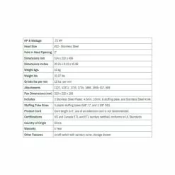 LEM Big Bite Meat Grinder #12 -Frying, Grilling & Cooking Shop 1781specs