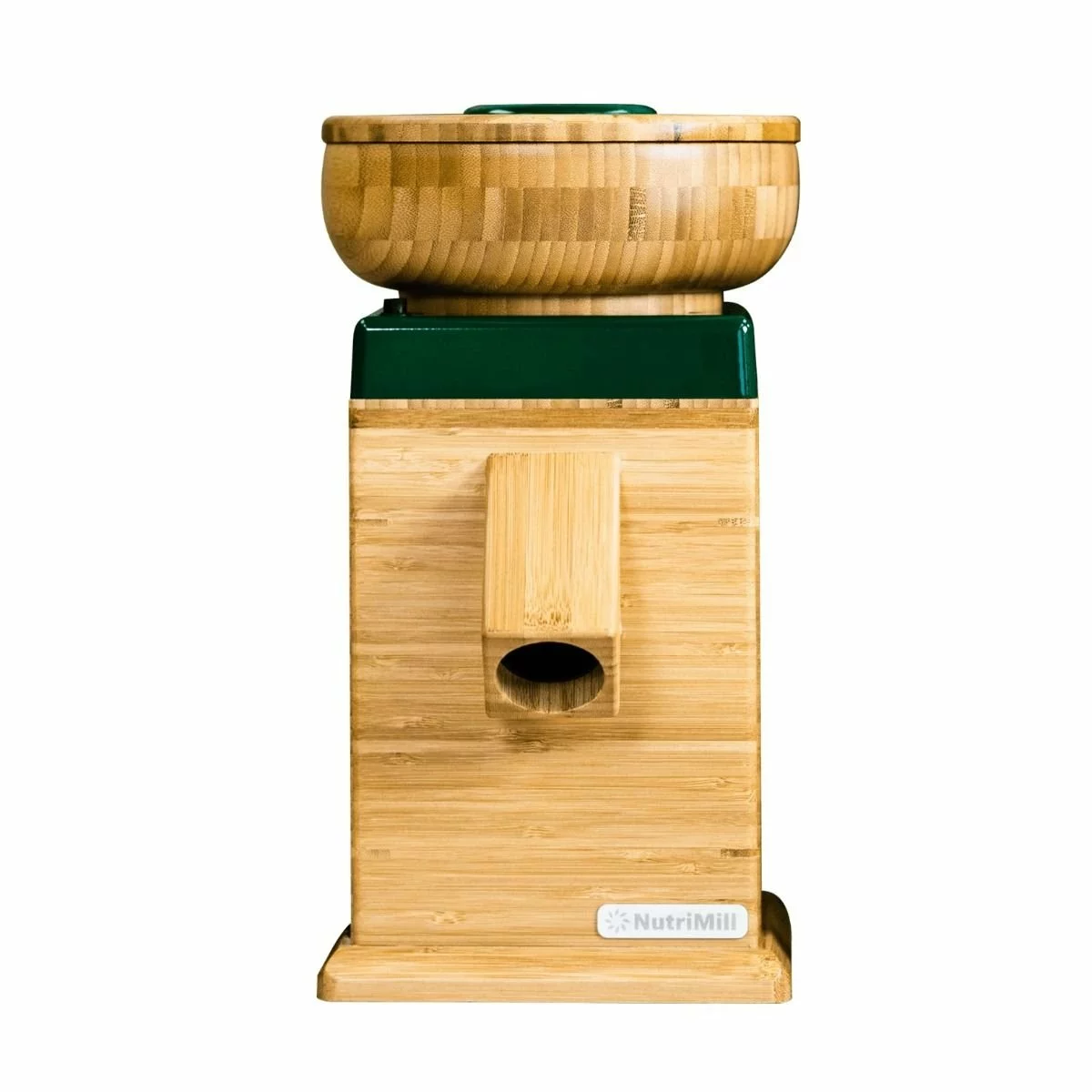 NutriMill Harvest Grain Mill | Forest Green + Cutting Board & Canister Bundle 4 NutriMill Harvest Grain Mill | Forest Green + Cutting Board & Canister Bundle - Image 2