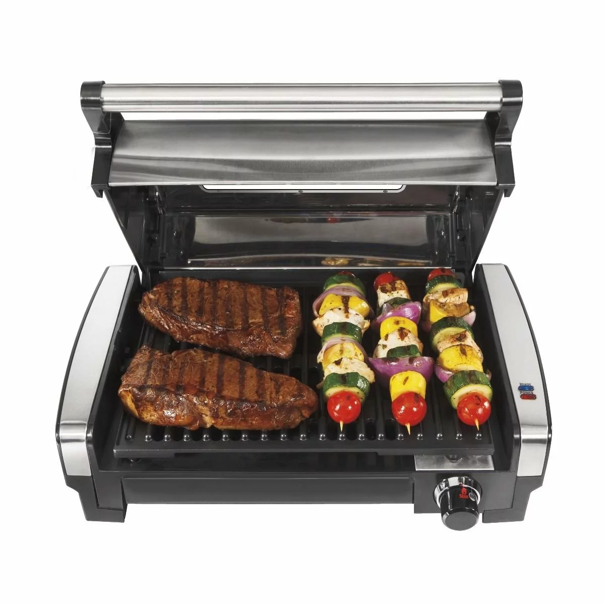 Hamilton Beach Home Hamilton Beach Searing Grill With Lid Window 4 Hamilton Beach Home Hamilton Beach Searing Grill With Lid Window - Image 2
