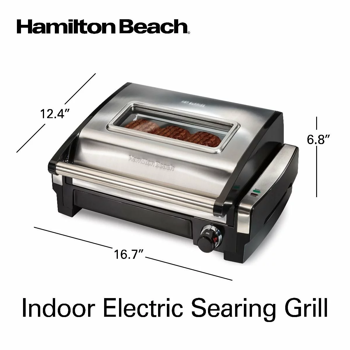 Hamilton Beach Home Hamilton Beach Searing Grill With Lid Window 12 Hamilton Beach Home Hamilton Beach Searing Grill With Lid Window - Image 10
