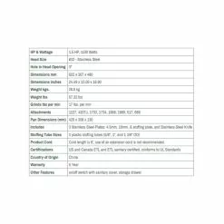 LEM Big Bite Meat Grinder #32 With 1/8" (3mm) And 1/4" (6mm) Grinder Plates -Frying, Grilling & Cooking Shop 32specs 1