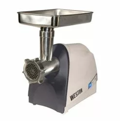 Weston #8 Heavy-Duty Electric Meat Grinder 8 Weston #8 Heavy-Duty Electric Meat Grinder -Frying, Grilling & Cooking Shop 33 0201 w weston 8 heavy duty electric meat grinder 575 watts