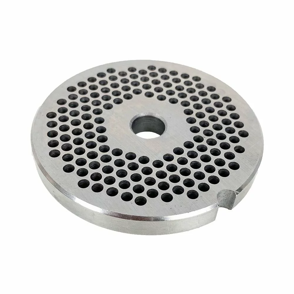 LEM Premium #10/12 Salvinox SS Grinder Plate - 1/8" (3mm) 3 LEM Premium #10/12 Salvinox SS Grinder Plate - 1/8" (3mm)