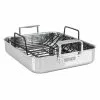 Viking 3-Ply Roasting Pan With Nonstick Rack (16" X 13") -Frying, Grilling & Cooking Shop 4013 5016 viking 3 ply 16 inch roasting pan with rack