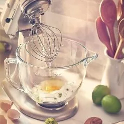 KitchenAid 5-Quart Glass Bowl + Lid | Fits 4.5-Quart & 5-Quart KitchenAid Tilt-Head Stand Mixers 11 KitchenAid 5-Quart Glass Bowl + Lid | Fits 4.5-Quart & 5-Quart KitchenAid Tilt-Head Stand Mixers -Frying, Grilling & Cooking Shop 5bowl4