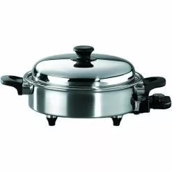 Hammer Stahl Cutlery 11" Oil Core Electric Skillet