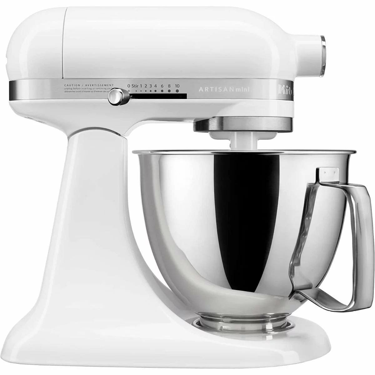 KitchenAid 3.5-Quart Artisan Mini Plus Tilt-Head Stand Mixer | White 3 KitchenAid 3.5-Quart Artisan Mini Plus Tilt-Head Stand Mixer | White
