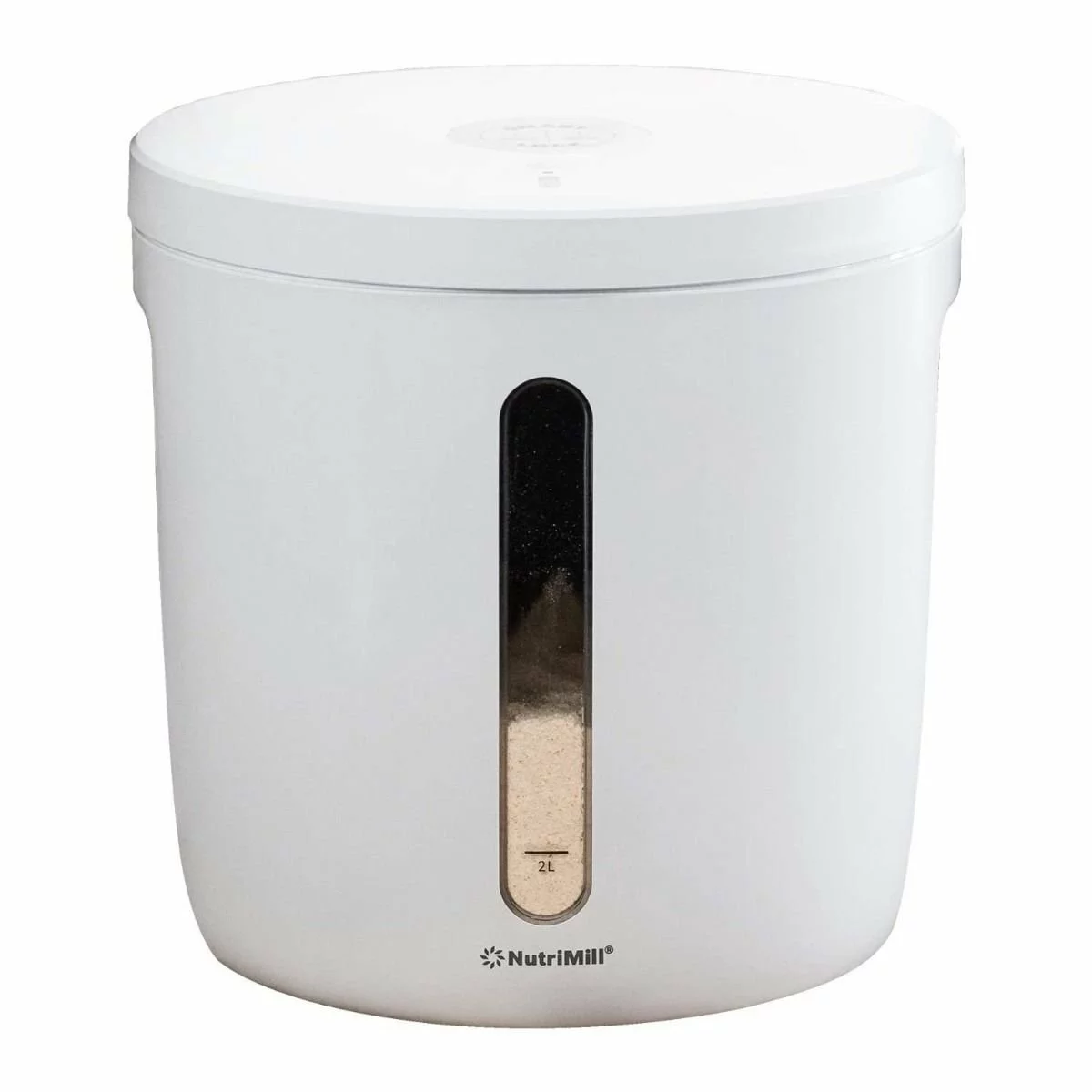 NutriMill Harvest Grain Mill | Silver + Cutting Board & Canister Bundle 5 NutriMill Harvest Grain Mill | Silver + Cutting Board & Canister Bundle - Image 3