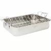 Cuisinart Chef's Classic Stainless Steel 16" Rectangular Roaster With Rack -Frying, Grilling & Cooking Shop 61xbw47f4qs. ac sl1500