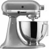KitchenAid Deluxe 4.5 Quart Tilt-Head Stand Mixer | Silver -Frying, Grilling & Cooking Shop 6424708 rd