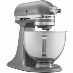 KitchenAid Deluxe 4.5 Quart Tilt-Head Stand Mixer | Silver -Frying, Grilling & Cooking Shop 6424708cv11d