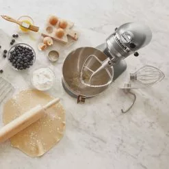 KitchenAid Deluxe 4.5 Quart Tilt-Head Stand Mixer | Silver -Frying, Grilling & Cooking Shop 6424708cv13d