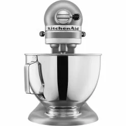 KitchenAid Deluxe 4.5 Quart Tilt-Head Stand Mixer | Silver -Frying, Grilling & Cooking Shop 6424708ld
