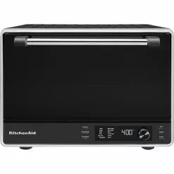 KitchenAid Dual Convection Countertop Oven With Air Fry & Temperature Probe | Black Matte