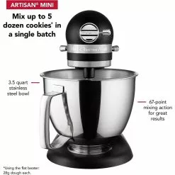 KitchenAid 3.5-Quart Artisan Mini Plus Tilt-Head Stand Mixer | Cast Iron Black 12 KitchenAid 3.5-Quart Artisan Mini Plus Tilt-Head Stand Mixer | Cast Iron Black -Frying, Grilling & Cooking Shop 715xqsupbbl. ac sl1500 1 1