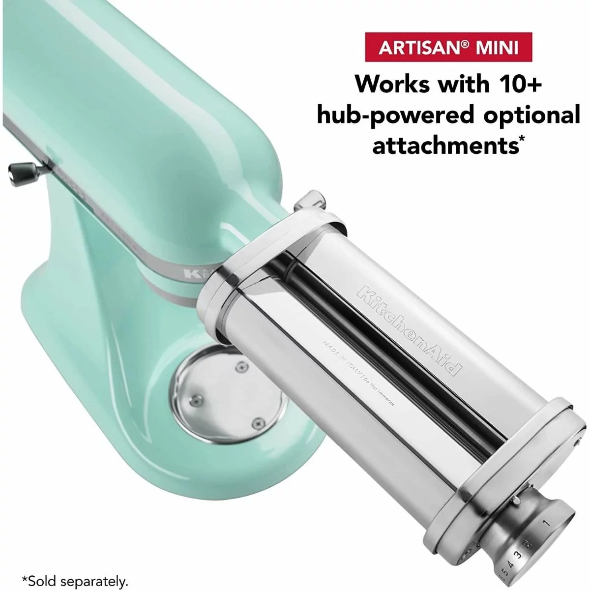 KitchenAid 3.5-Quart Artisan Mini Plus Tilt-Head Stand Mixer | Ice Blue 7 KitchenAid 3.5-Quart Artisan Mini Plus Tilt-Head Stand Mixer | Ice Blue - Image 5