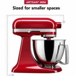 KitchenAid 3.5-Quart Artisan Mini Plus Tilt-Head Stand Mixer | Empire Red -Frying, Grilling & Cooking Shop 71ol9lwfxvl. ac sl1500
