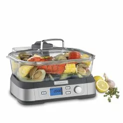 Cuisinart CookFresh™ Digital Glass Steamer | Stainless Steel -Frying, Grilling & Cooking Shop 81ukw u1ahl. ac sl1500