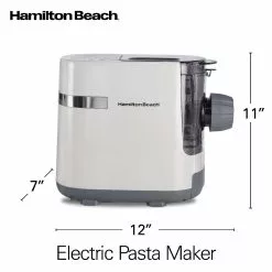 Hamilton Beach Home Hamilton Beach Electric Pasta & Noodle Maker | White -Frying, Grilling & Cooking Shop 86650 vpa 07 1