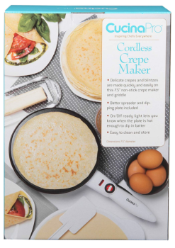 Cucina Pro CucinaPro Cordless Crepe Maker 8 Cucina Pro CucinaPro Cordless Crepe Maker -Frying, Grilling & Cooking Shop 997