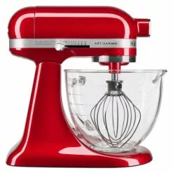 KitchenAid 3.5-Quart Glass Bowl + Flex Edge Beater | Fits 3.5-Quart KitchenAid Artisan Mini Tilt-Head Stand Mixers -Frying, Grilling & Cooking Shop amazon example of bowl with mixer 1