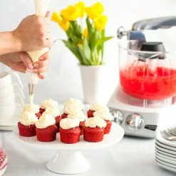 Ankarsrum Original 6230 Model Stand Mixer | Gloss White -Frying, Grilling & Cooking Shop ankarsrum red velvet cupcake 3