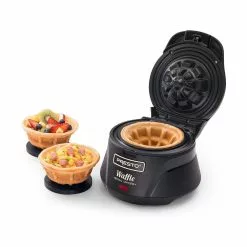 Presto® Belgian Waffle Bowl Maker -Frying, Grilling & Cooking Shop belgianwafflebowlmakeronwhite3