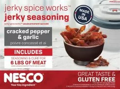 Nesco / American Harvest NESCO Jerky Seasoning | Cracked Pepper & Garlic (3 Pack)
