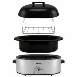 Nesco / American Harvest Nesco 18-Quart Roaster | Silver -Frying, Grilling & Cooking Shop black mwr exploded view