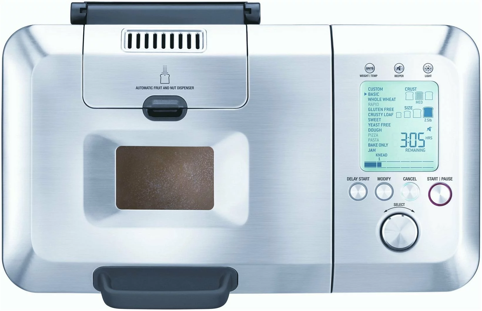 Breville The Custom Loaf Bread Maker | Stainless Steel 4 Breville The Custom Loaf Bread Maker | Stainless Steel - Image 2