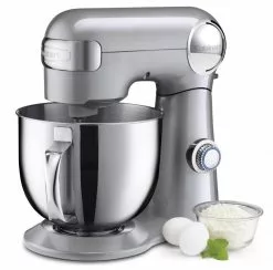 Cuisinart Precision Master 5.5-Quart Mixers | Multiple Colors Available -Frying, Grilling & Cooking Shop brushed chrome