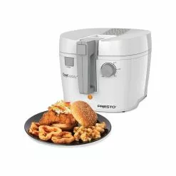 Presto® CoolDaddy® Cool-Touch Deep Fryer With Removable Bucket | 2 Qt. - White -Frying, Grilling & Cooking Shop cooldaddywhite3