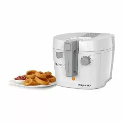 Presto® CoolDaddy® Cool-Touch Deep Fryer With Removable Bucket | 2 Qt. - White -Frying, Grilling & Cooking Shop cooldaddywhite4