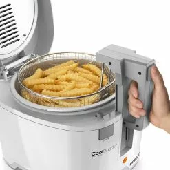 Presto® CoolDaddy® Cool-Touch Deep Fryer With Removable Bucket | 2 Qt. - White -Frying, Grilling & Cooking Shop cooldaddywhite5 1