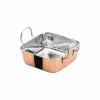Winco Square Copper Plated Mini Roasting Pan | 5.1875" -Frying, Grilling & Cooking Shop ddsb 202c