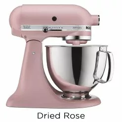 KitchenAid 5-Quart Artisan Tilt-Head Stand Mixers | Multiple Colors Available -Frying, Grilling & Cooking Shop dried rose ksm150psdr