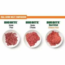 LEM Big Bite Dual Grind Attachment For #22/32 14 LEM Big Bite Dual Grind Attachment For #22/32 -Frying, Grilling & Cooking Shop dualgrind meat 1