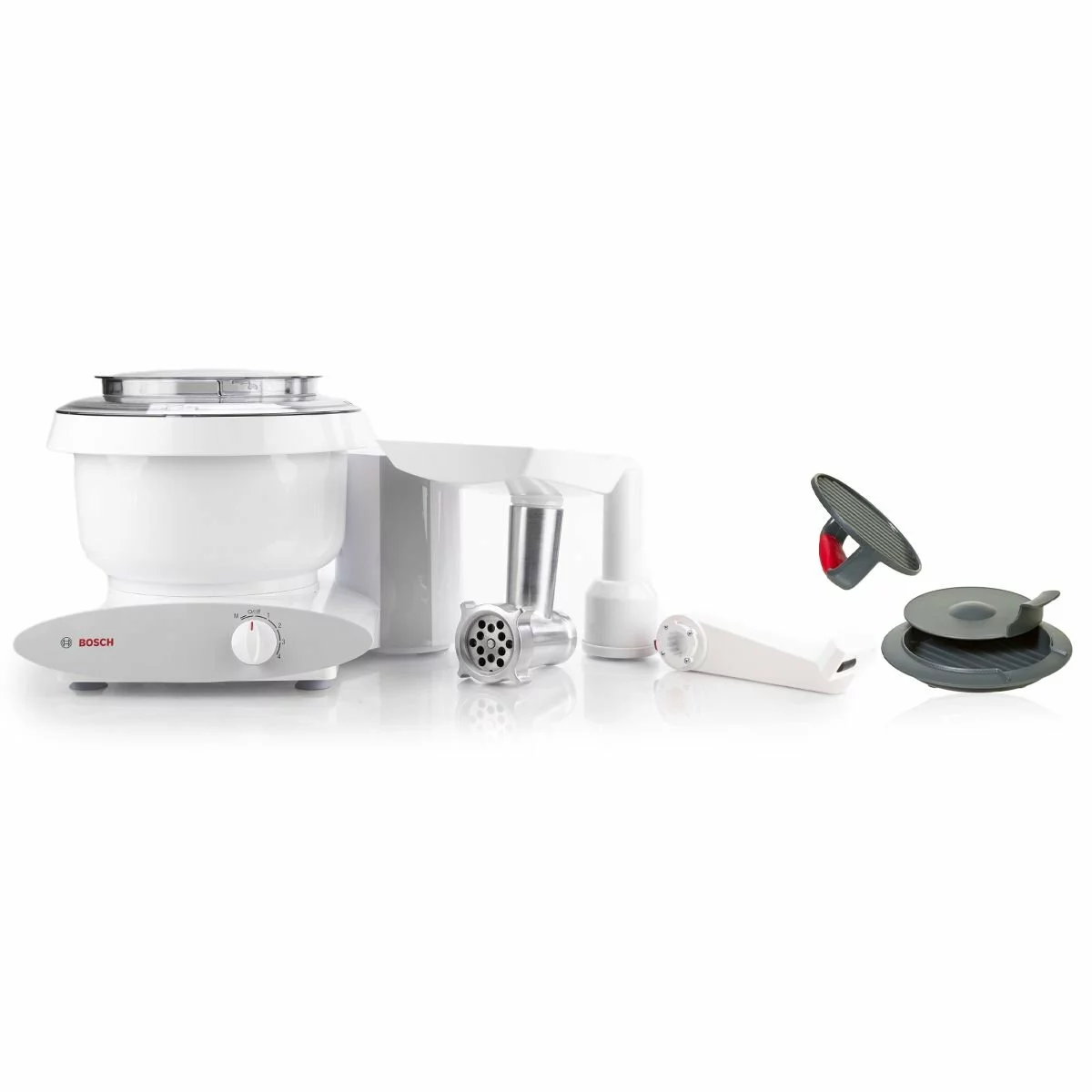 Bosch Universal Plus 6.5 Qt. Mixer + Meat Grinder Attachment + Patty Press & LEM Freezer Sheets 3 Bosch Universal Plus 6.5 Qt. Mixer + Meat Grinder Attachment + Patty Press & LEM Freezer Sheets