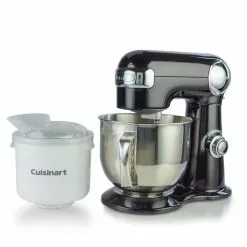 Cuisinart Precision 5.5-Quart Stand Mixer + Ice Cream Maker Attachment | Onyx Black