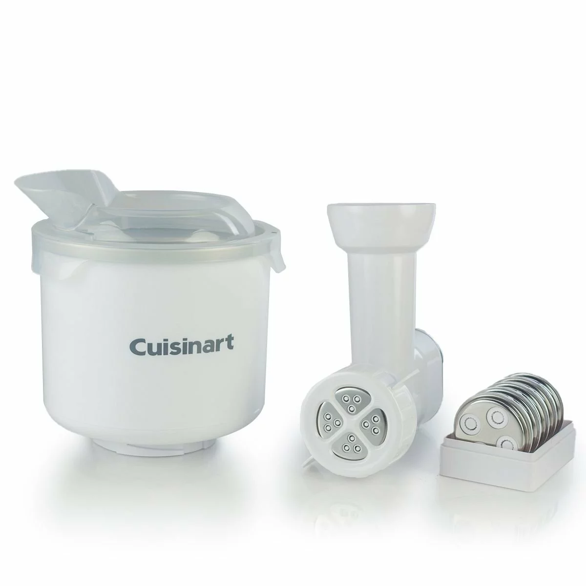 Cuisinart Precision 5.5-Quart Stand Mixer Attachment Set | Ice Cream Maker + Pasta Extruder 3 Cuisinart Precision 5.5-Quart Stand Mixer Attachment Set | Ice Cream Maker + Pasta Extruder