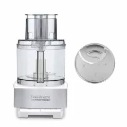 Cuisinart Custom 14-Cup Food Processor + Extra Thick Slicing Disc | White