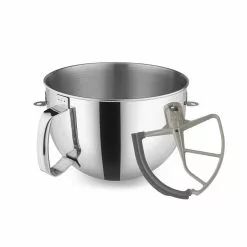 KitchenAid 7-Quart Stainless Steel Bowl + Flex Edge Beater | Fits 7-Quart KitchenAid Bowl-LiftMixers