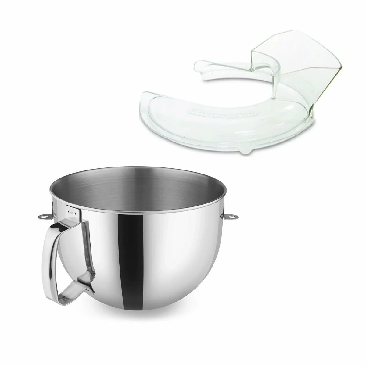 KitchenAid 7-Quart Stainless Steel Bowl + Pouring Shield | Fits 7-Quart KitchenAid Bowl-Lift Stand Mixers 3 KitchenAid 7-Quart Stainless Steel Bowl + Pouring Shield | Fits 7-Quart KitchenAid Bowl-Lift Stand Mixers