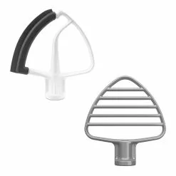 KitchenAid Flat Beater + Coated Pastry Beater Accessory Pack | Fits 4.5-Quart & 5-Quart KitchenAid Tilt-Head Stand Mixers